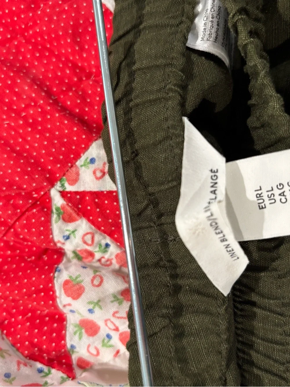 H &M linen blend pants